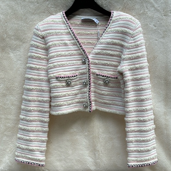 Self-Portrait Sweaters - NWT Self Portrait cropped cardigan 💕